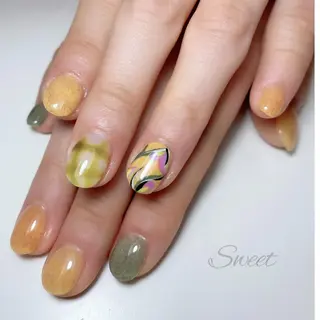 ネイル sweet 仲野陽子のネイルデザイン