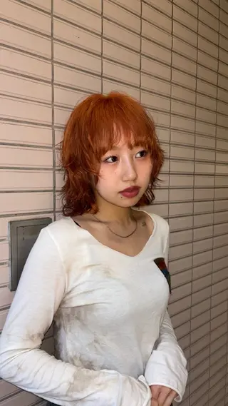 ミディアム カラー izumi/ ボブ/パーマのヘアスタイル