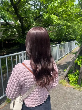 セミロング カット/パーマ/カラ ー清本耕介のヘアスタイル