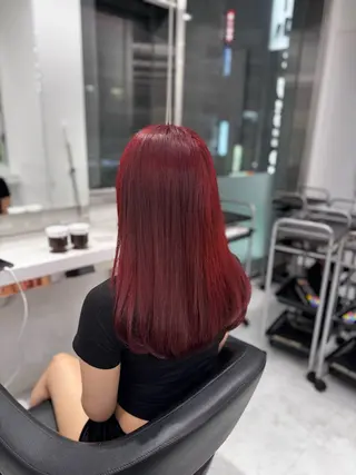 ロング カラー ヘアアレンジ 透け上品ハイトーン 職人ゆうと🤍のヘアスタイル