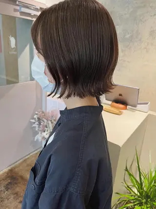 ショート 西山 紗耶香🪽 透明感カラー/ボブのヘアスタイル