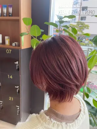 ショート カラー 🫧美髪矯正/ 髪質改善/藤平健太のヘアスタイル