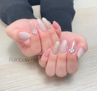 ネイル Rainbow nailsくろちゃんのネイルデザイン