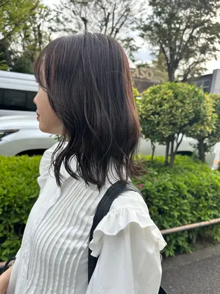 ミディアム ヘアアレンジ TAYA所属・藤山 結葉のヘアスタイル
