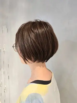 ショート カラー EMANON銀座所属・ショート・ボブ✂️ 紅葉のヘアスタイル