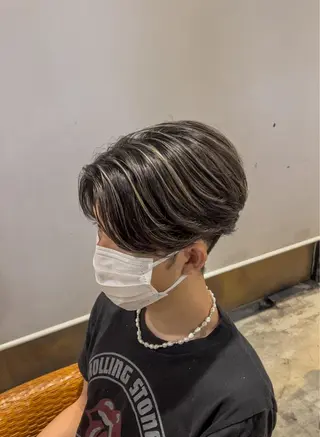 ショート カラー メンズ 海外デザイン🇺🇸 石渡諒太のヘアスタイル