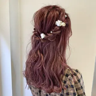 ロング ヘアアレンジ サソウ ユリエ🥥のヘアスタイル