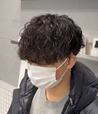ショート パーマ メンズ 🦋女子ウケメンズ パーマYUI🦋のヘアスタイル