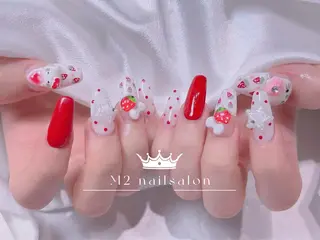 ネイル 長さだし専門店 M2 rikaのネイルデザイン