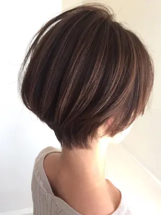 ショート ボブ/ハイトーン 立川loose 下田のヘアスタイル