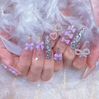 ロング DIAMOND Nail🥇のネイルデザイン