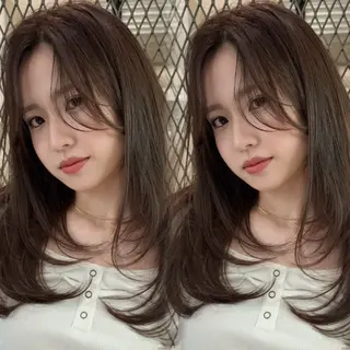 ロング カラー ハルナ/ハイトーン‎ /lond uluのヘアスタイル