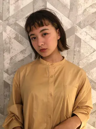 ショート カラー 💎エクステ専門店 BIZE梅田🇰🇷のヘアスタイル