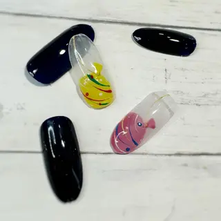 ネイル Myu博多店 かえでのネイルデザイン