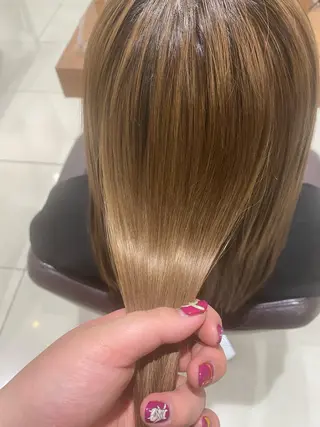 ミディアム BLENDby happiness所属・KAORU/絹髪 /髪質改善/奈良のヘアスタイル