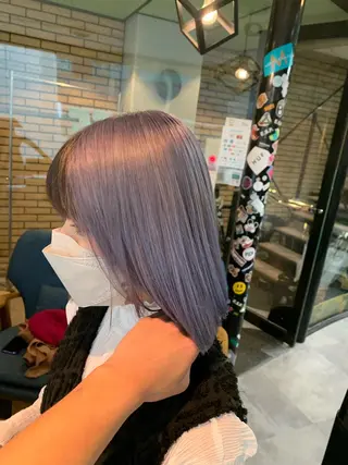 ショート 下妻 カラーエクステ難波のヘアスタイル