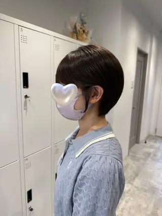 ショート 早田 華のヘアスタイル
