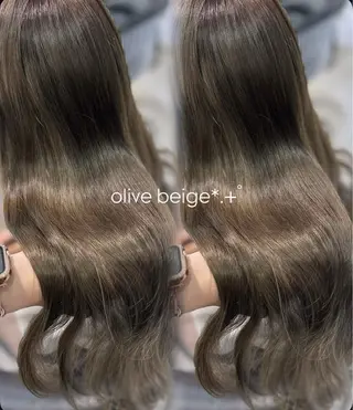 ロング ハイトーン/ミルク ティー🤍reinaのヘアスタイル