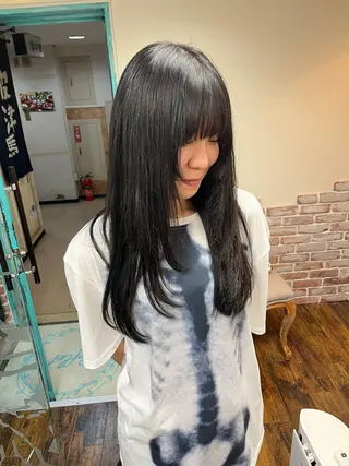 ロング aito 新宿/ 美髪矯正/髪質改善のヘアスタイル
