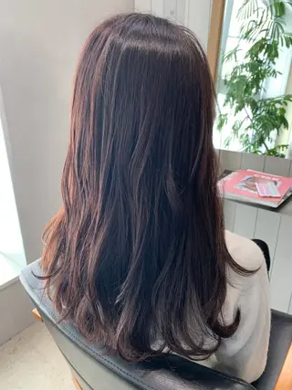 ロング カラー ヒロミ/アレンジ/ アンニュイ/透け感のヘアスタイル