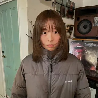 ミディアム ブリーチなし/透明感 /ショート/大世のヘアスタイル