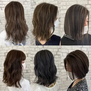 ミディアム カラー 低ダメージ特化🌱 佐野優斗のヘアスタイル