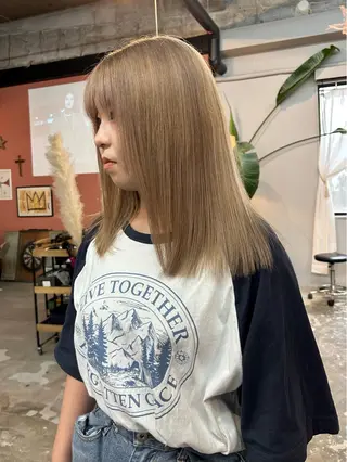 ミディアム カラー chapter 問屋町 【チャプター】所属・chapter/ natsumiのヘアスタイル