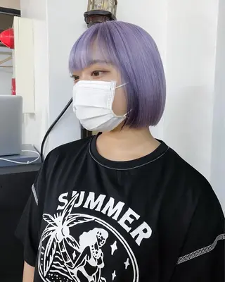 ショート カラー ハイトーンカラー ⭐️NAZUNAのヘアスタイル