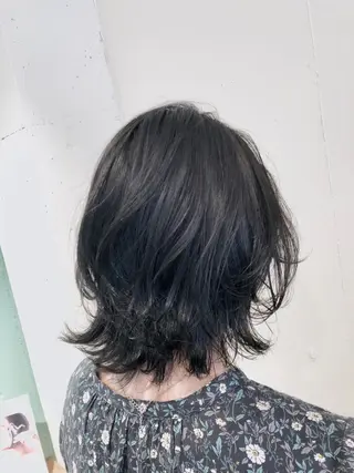 ミディアム カラー パーマ ヘアアレンジ メンズ 【ツヤ髪美容師】 ツダケイスケのヘアスタイル