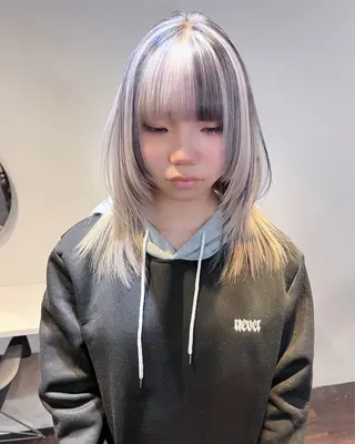 ミディアム カラー 🧡色落ちまで2度綺 麗なカラー🧡ヨシキのヘアスタイル