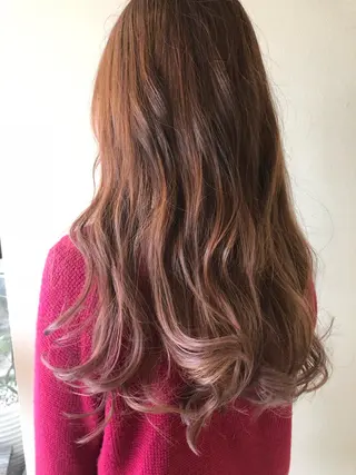 ロング カラー 似合わせ／代表 髪質改善/山田将大のヘアスタイル