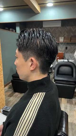 ショート メンズ 荻沼 快のヘアスタイル