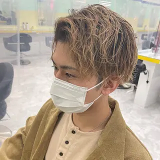 パーマ メンズ 横浜メンズパーマ🔥 大野賢人のヘアスタイル