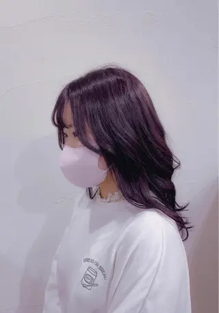 ミディアム カラー かんばら りょーいのヘアスタイル