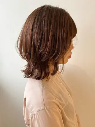 カラー nono/パーマ /顔まわりカット🐈のヘアスタイル