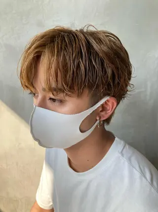 ショート パーマ メンズ fifth JINGUMAE所属・波巻きスパイラルパー マ/シャドウパーマ駿のヘアスタイル