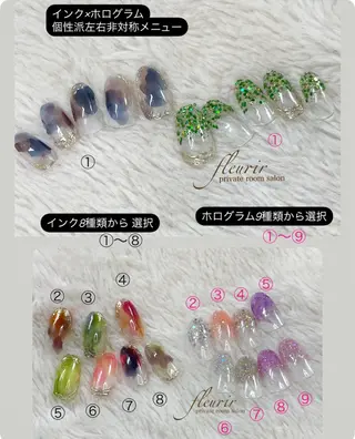 ネイル フルリール 【プライベートサロンのネイルデザイン