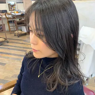 セミロング Sana / 韓国ヘア / カラーのヘアスタイル