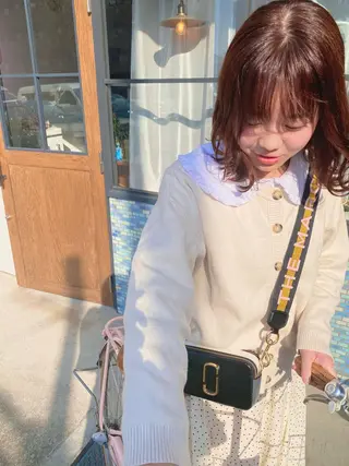 ミディアム カラー MR.GOOD MORNING所属・MR.GOOD MORNINGフジイのヘアスタイル