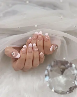 ネイル 🎀ナナミ/ガー リー/スカルプ🎀のネイルデザイン