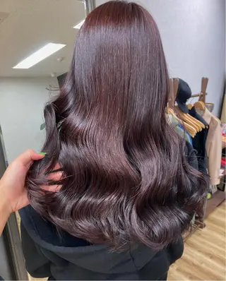 ロング カラー nono/パーマ /顔まわりカット🐈のヘアスタイル