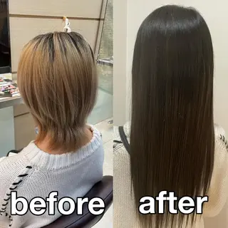 ロング カラー シールエクステ/ 髪質改善💐yuuのヘアスタイル