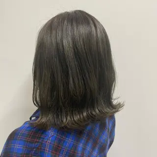 ミディアム 村山 豪歩のヘアスタイル