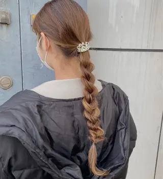 セミロング カラー パーマ ヘアアレンジ メンズ 🍀髪質改善 ケアカラーrootsのヘアスタイル