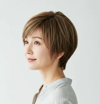 ショート 🫧似合わせショート ゴヤ🫧のヘアスタイル