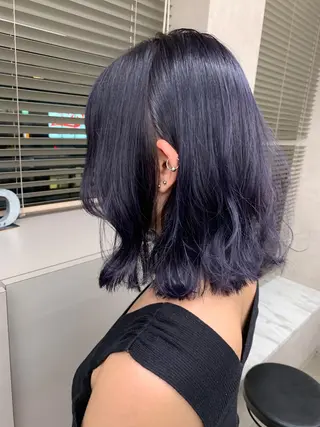 ミディアム カラー 柔らかbeige モトキのヘアスタイル