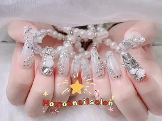 ネイル MoMoA Nail ネイル長さ出し専門店のネイルデザイン