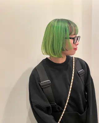 ショート カラー ニュアンスカラー🫧 加納のヘアスタイル