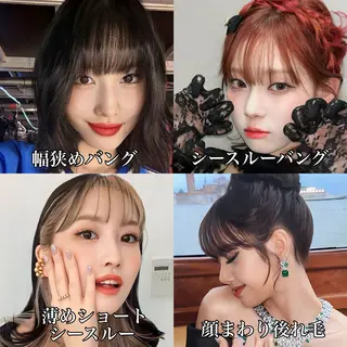 セミロング 映える顔まわり/前髪 特化 💗 ユキマのヘアスタイル