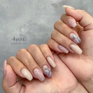 ネイル nail salon ４ｙｏｕ．のネイルデザイン